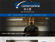 Tablet Screenshot of crashconditioning.com